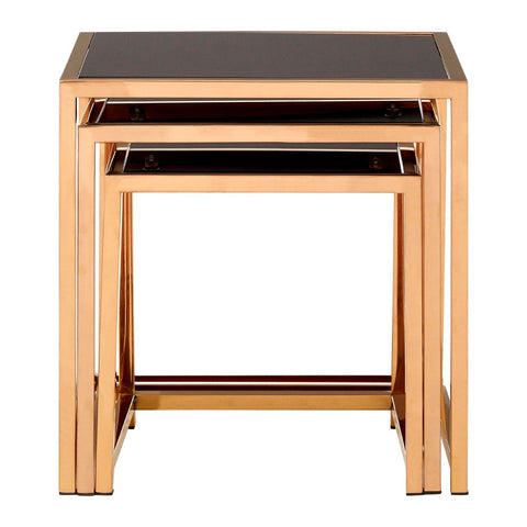 Ackley Set Of 3 Square Side Tables - SE Home