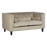 Felisa 2 Seat Mink Velvet Sofa - SE Home