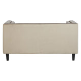 Felisa 2 Seat Mink Velvet Sofa - SE Home