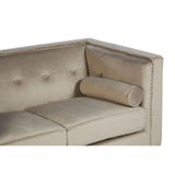 Sofas Felisa 2 Seat Mink Velvet Sofa