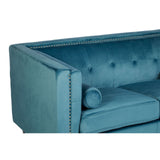 Sofas Felisa 2 Seat Blue Velvet Sofa