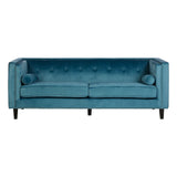 Felisa 3 Seat Blue Velvet Sofa - SE Home