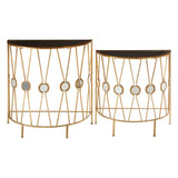 Faiza Set Of 2 X-Design Console Tables - SE Home