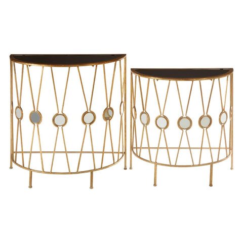Faiza Set Of 2 X-Design Console Tables - SE Home