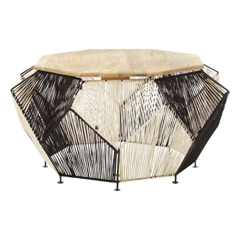 Fusion Black And Silver Coffee Table - SE Home