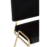 Arm Chairs, Recliners & Sleeper Chairs Lexa Black Velvet Chair