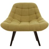 Canton Green Faux Linen Chair - SE Home