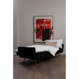 Sofa Beds Hayton Black Velvet Sofa Bed