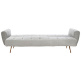 Hayton Grey Velvet Sofa Bed - SE Home