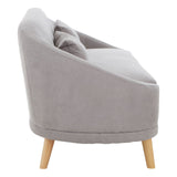 Holland Grey Linen Sofa - SE Home