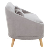 Sofas Holland Grey Linen Sofa
