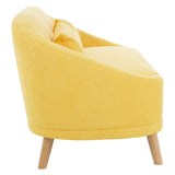 Sofas Holland Yellow Linen Sofa