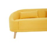 Sofas Holland Yellow Linen Sofa