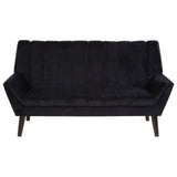 Savina 2 Seat Black Sofa - SE Home