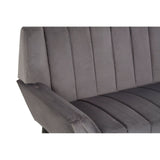 Savina 2 Seat Grey Sofa - SE Home