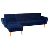 Serene 3 Seat Navy Sofa Bed - SE Home