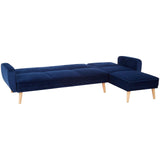 Serene 3 Seat Navy Sofa Bed - SE Home