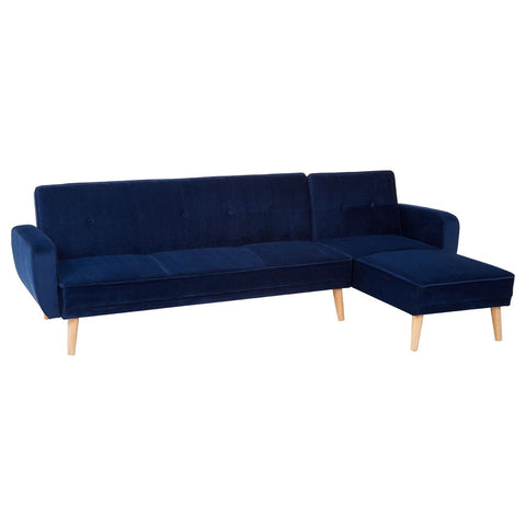 Serene 3 Seat Navy Sofa Bed - SE Home