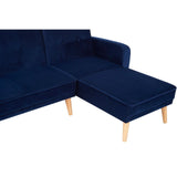 Serene 3 Seat Navy Sofa Bed - SE Home