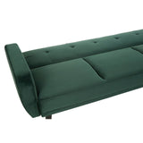 Serene 3 Seat Green Sofa Bed - SE Home