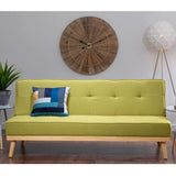 Stockholm 3 Seat Green Sofa Bed - SE Home
