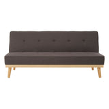 Stockholm 3 Seat Grey Sofa Bed - SE Home