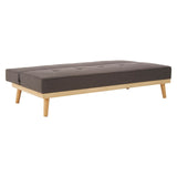 Stockholm 3 Seat Grey Sofa Bed - SE Home