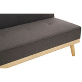 Stockholm 3 Seat Grey Sofa Bed - SE Home