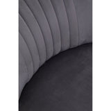 Arm Chairs, Recliners & Sleeper Chairs Hyatt Park Grey Velvet Chair