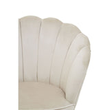 Ocean Mink Velvet Scalloped Chair - SE Home