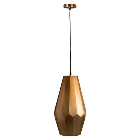 Aluminium Copper Finish Large Pendant Light - SE Home