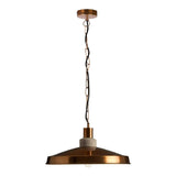 Copper Finish And Aluminium Pendant Light