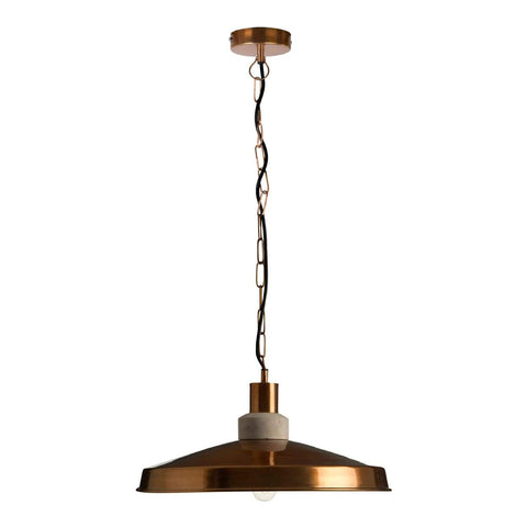 Copper Finish And Aluminium Pendant Light - SE Home