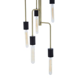 Lagona 5 Bulb Antique Brass Pendant Light - SE Home