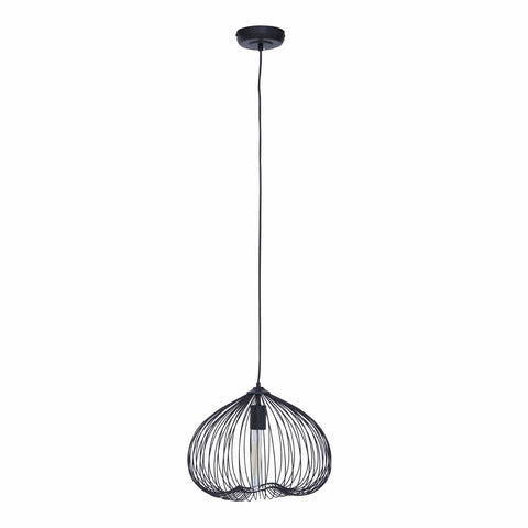 Lavis Black Finish Pendant Light