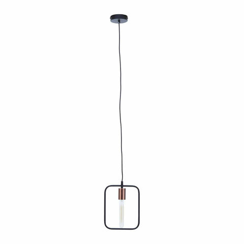 Lavis Black And Copper Finish Pendant Light