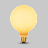 8W 2800K Warm White E27 Matt White G125 Dimmable LED Light Bulb - SE Home
