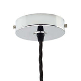 Organic Fleur Glass Pendant Light - Nickel - SE Home