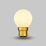 3W Dim to Warm B22 Matt White G45 Golfball LED Light Bulb - SE Home