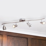 Torpedo Quad Bar Adjustable Spotlight - Satin Nickel - SE Home