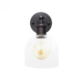 Larkin Clear Glass Wall Light - Bronze - SE Home