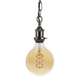 Black Nickel Decorative Bulb Holder with Chain