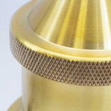 Polished Brass Decorative Bulb Holder with Black Round Cable - SE Home