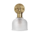 Bronte Prismatic Glass Wall Light - Brass - SE Home