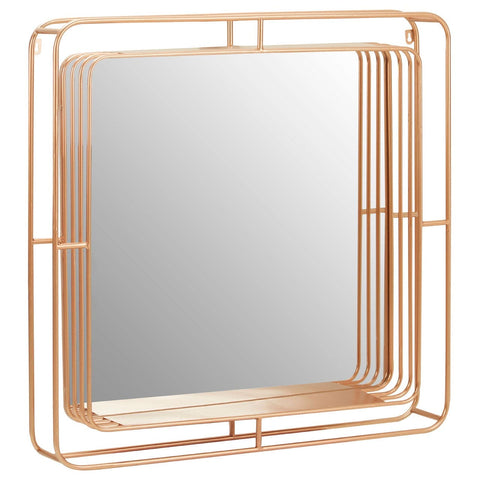 Mirrors Yaxi Mirror Faux Champagne Gold Foil