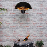 Neptune Pendant Patio Heater With LED Light & Remote Control IP34