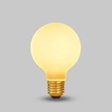 8W 2800K Warm White E27 Matt White G80 Dimmable LED Light Bulb - SE Home