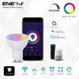 Smart WiFi Dimmable GU10 5W LED Bulb RGB+W+WW 2 x Pack - SE Home