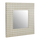 Mirrors Champagne Finish 3D Geometric Wall Mirror
