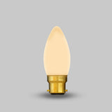 4W 2800K Warm White B22 Matt White Candle Dimmable LED Light Bulb